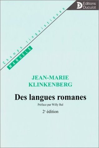<i>Des langues romanes</i>