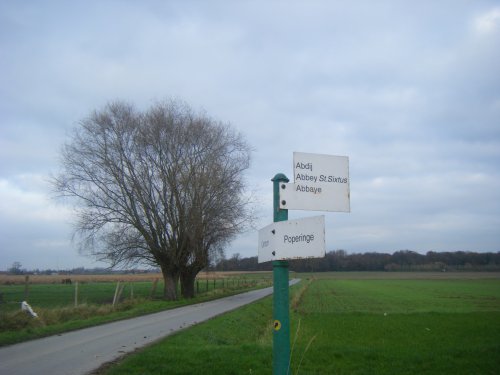 Westvleterenへの道
